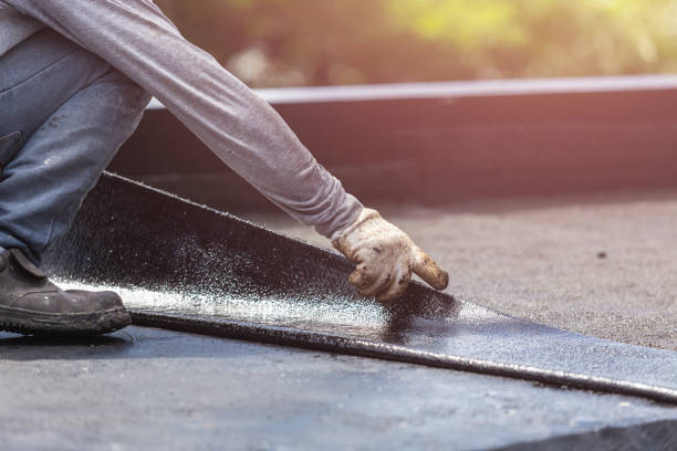 Professional Basement Waterproofing technician working in Southgate, MI